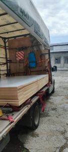Доставка ЛМДФ (МДФ) 16 и 19 мм для мебельного производства — 2 тонны за 2 часа